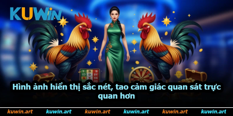 Hình ảnh hiển thị sắc nét, tạo cảm giác quan sát trực quan hơn Hình ảnh hiển thị sắc nét, tạo cảm giác quan sát trực quan hơn